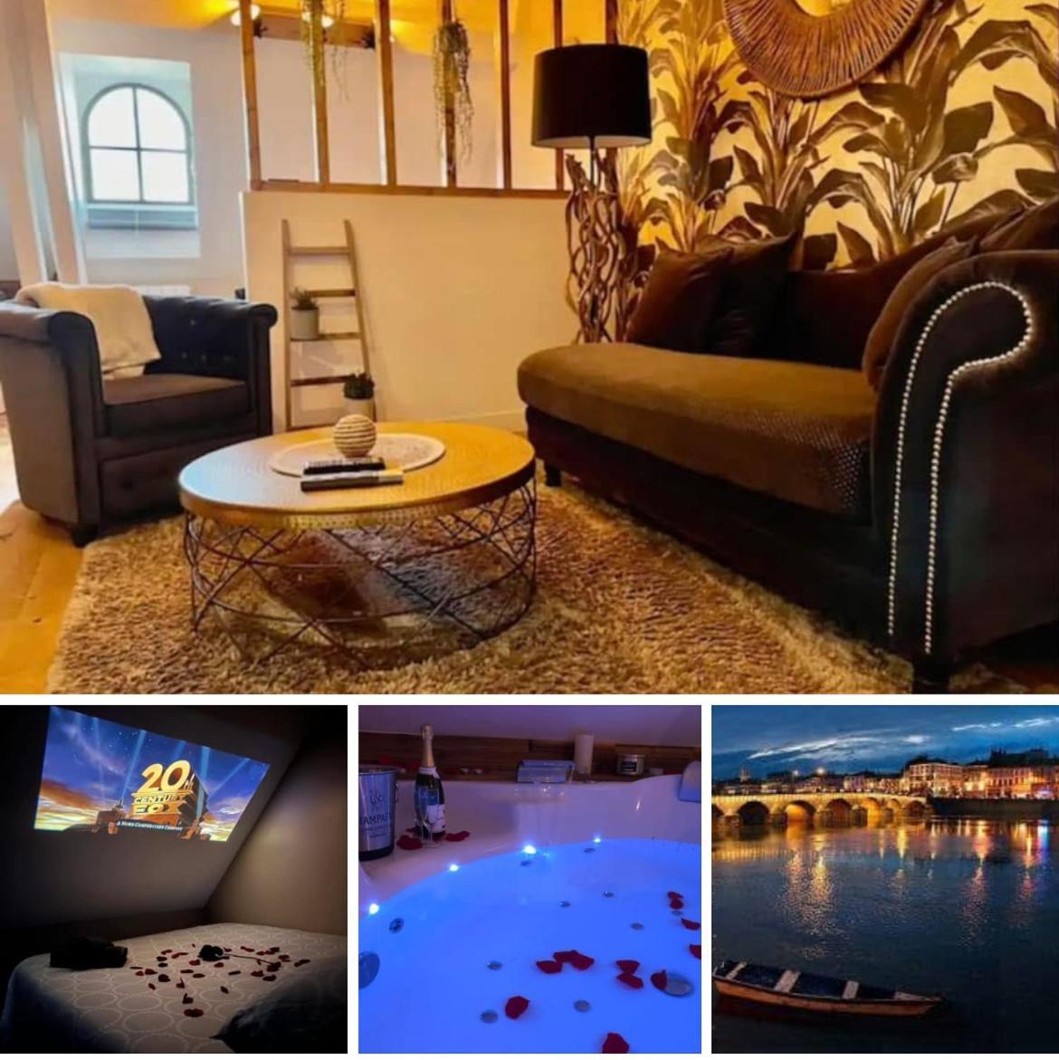 Sejour Detente Au Coeur De Macon Spa,Cine,Bouteille Offerte Bagian luar foto